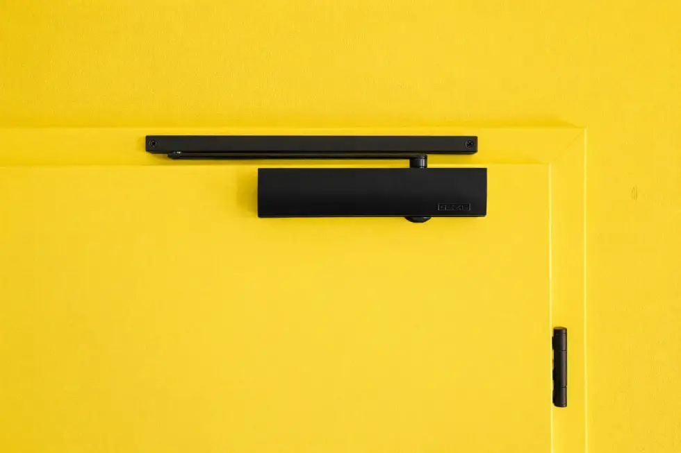 GEZE door closer in special black color